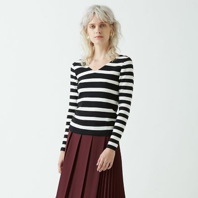 ウール　Ｖネックプルオーバー