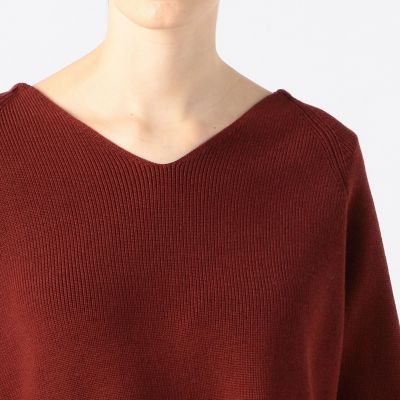 ウールポリエステル　チュニックプルオーバー