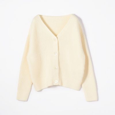 ウール　Ｖネックカーディガン