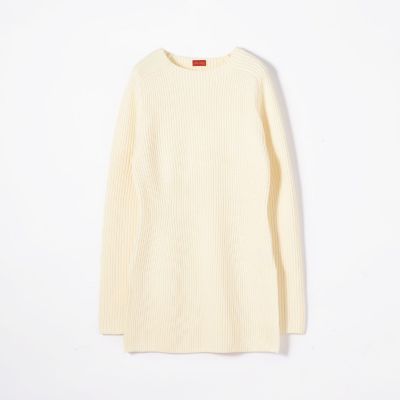 ウール　セミロングプルオーバー