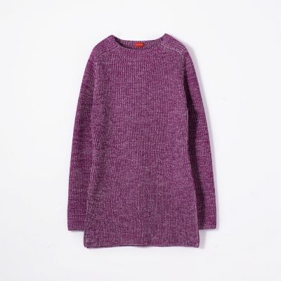 ウール　セミロングプルオーバー