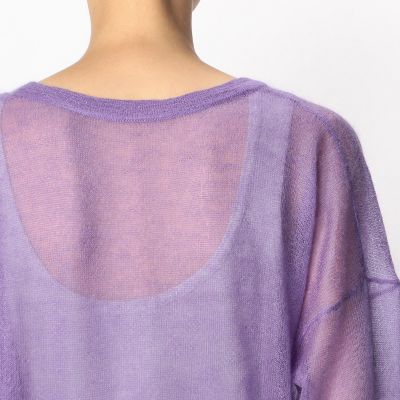 モヘヤナイロン　Ｖネックカーディガン