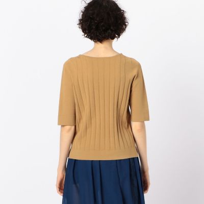 レーヨンポリエステル　クルーネックプルオーバー