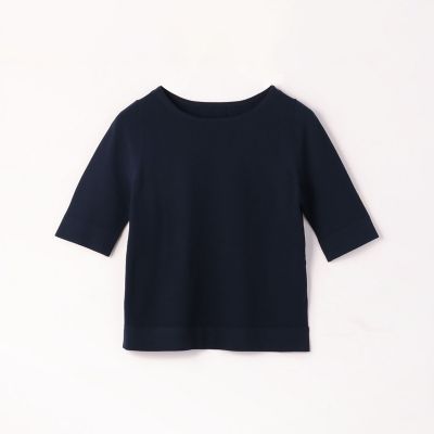 レーヨンポリエステル　クルーネックプルオーバー