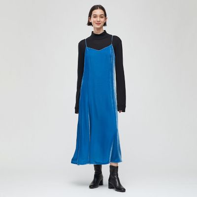 コットンカシミヤサーキュラーリブ　ハイネックプルオーバー