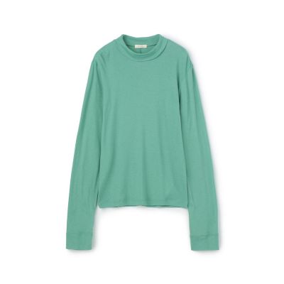 ＜maison TOMORROWLAND＞コットンカシミヤサーキュラーリブ　ハイネックプルオーバー