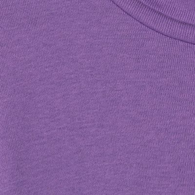 コットンカシミヤサーキュラーリブ　ハイネックプルオーバー
