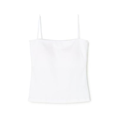 ＜maison TOMORROWLAND＞ベーシックサーキュラーリブ　カップインキャミソール