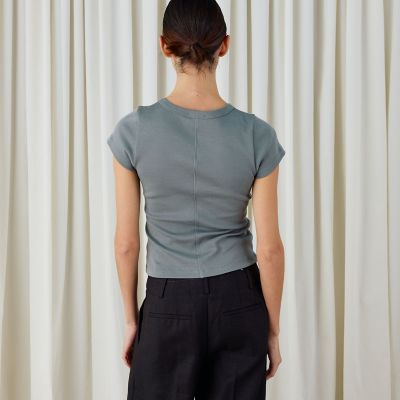 サーキュラーリブ　ベビーＴシャツ