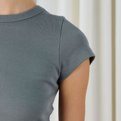 サーキュラーリブ　ベビーＴシャツ