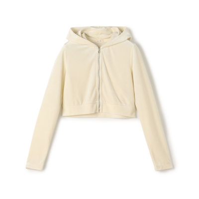 【送料無料】maison TOMORROWLAND/メゾン トゥモローランド ブライトベロア フーディー 11ホワイト トップス【三越伊勢丹/公式】