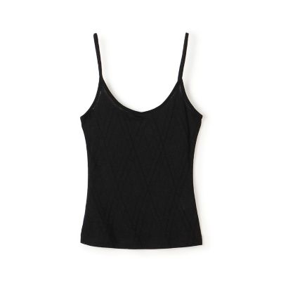 ＜maison TOMORROWLAND＞レーヨンアーガイルチェック　キャミソール