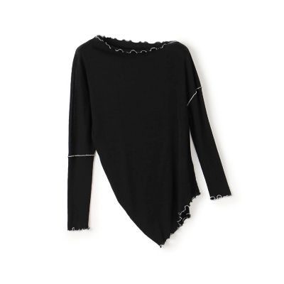 ＜maison TOMORROWLAND＞コットンジャージー　ツイストプルオーバー