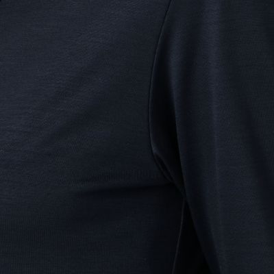 ウールジャージー　スリムロングシャツ