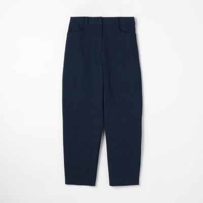 コットンストレッチ　テーパードパンツ
