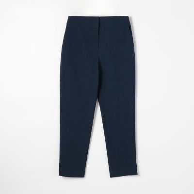 コットンストレッチ　スリムクロップドパンツ