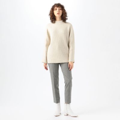 ウールフランネル　シガレットパンツ