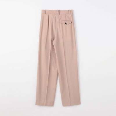 ドゥロワー ウールギャバタックパンツ スラックス テーパード 絹 XS  