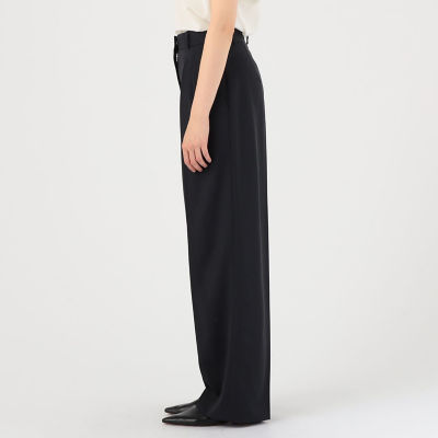 nest Robe　ハイツイストギャバジンコンバットパンツ　インクブラック ハイツイストギャバジン タックパンツ｜トゥモローランド 公式通販