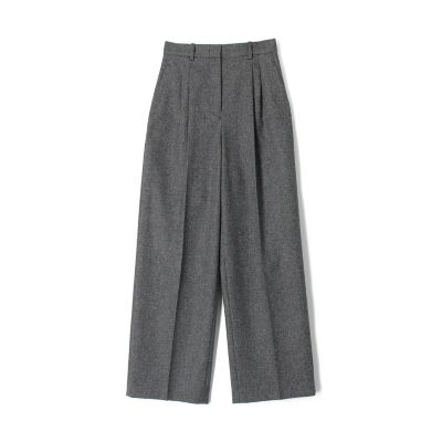 beautiful people ウールシルクシャークスキン ツータックパンツ BPF01_22_22041404304_1600