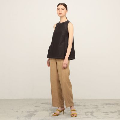 ヘンプツイル　ストレートパンツ