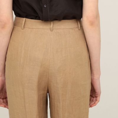 ヘンプツイル　ストレートパンツ