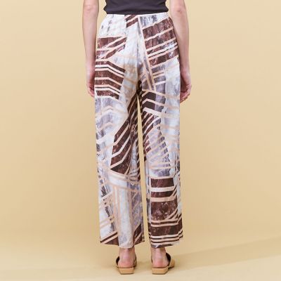 ジオメトリックオンマーブルプリント リラックスパンツ の通販 | 三越