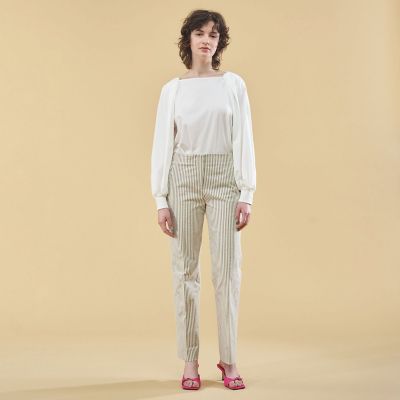 トゥモローランド　美品　サッカー地　ジャケット　パンツ　セットアップ　ストライプ 1100024S2198_m1_a017.jpg