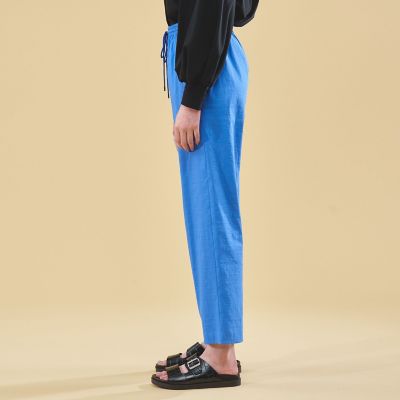 リネンナイロンストレッチ イージーテーパードパンツ | maison