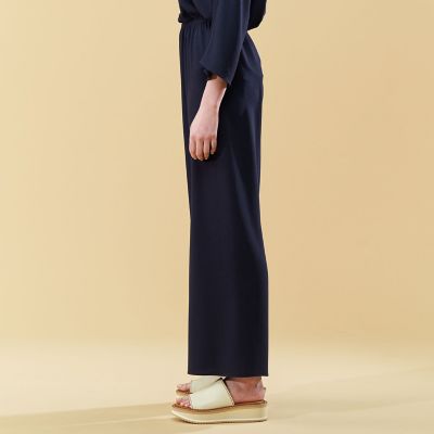 ジャージーライクジョーゼット リラックスパンツ | maison