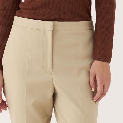 ハイカウントコットン　シガレットパンツ