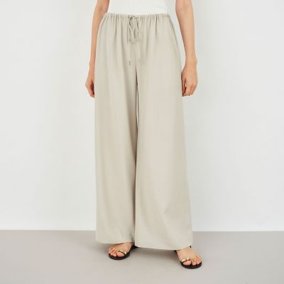 Juniors' Wide-Leg Soft Pants