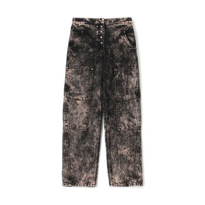 ＜maison TOMORROWLAND＞ケミカルウォッシュデニム　ハイウエストラウンドパンツ