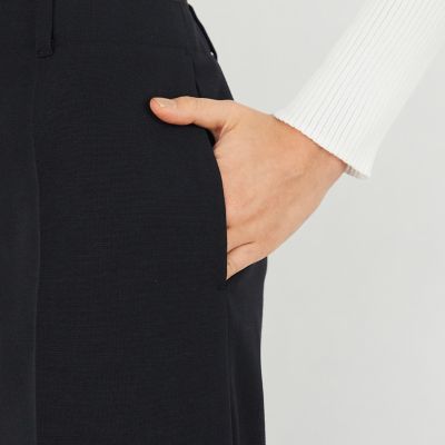 ウールレーヨン　ワイドパンツ