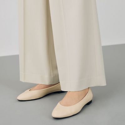 【タイムセール：６月３０日（月）午前９時３０分迄】ハイツイストギャバジン　タックパンツ