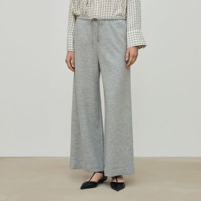 ニットコンビネーション ドローストリングパンツ | maison