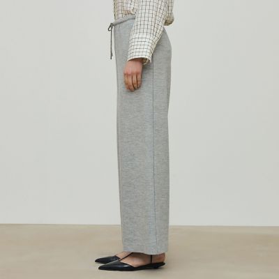 ニットコンビネーション ドローストリングパンツ | maison