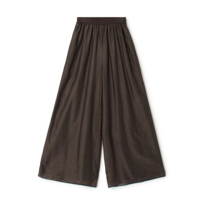 ＜maison TOMORROWLAND＞コットンシルクローン　ワイドパンツ