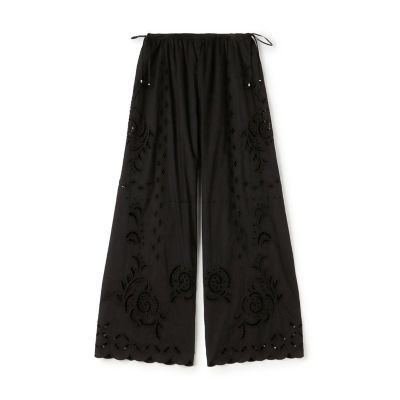 ＜maison TOMORROWLAND＞カットワークエンブロイダリー　ストレートパンツ