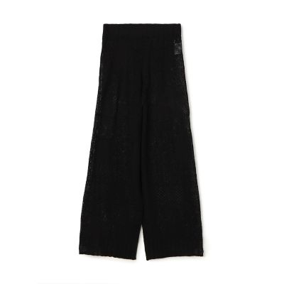 ＜maison TOMORROWLAND＞アイレットレース　セミワイドパンツ