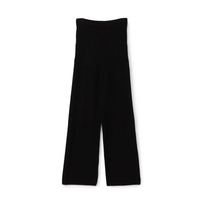 ＜maison TOMORROWLAND＞【送料無料】ウールリブ　ストレートパンツ