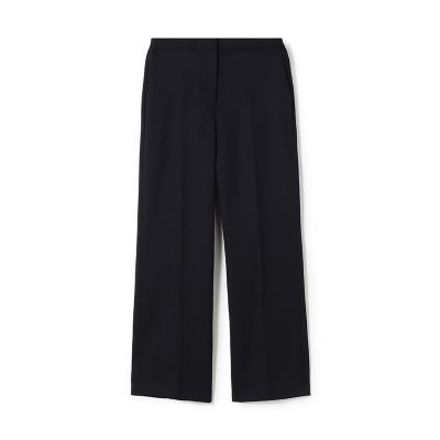 ＜maison TOMORROWLAND＞ポリエステルウールバラシャ　セミワイドパンツ