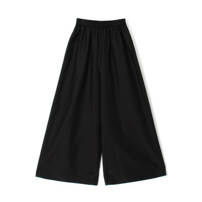 ＜maison TOMORROWLAND＞コットンシルクローン　ギャザーワイドパンツ
