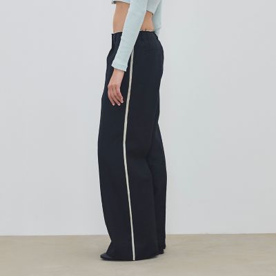 人気モデル⭕️2,500円OFF◎Volan◎MOON FLEX 3◎10 モヘヤリネンエンブロイダリーカッティング パンツ | maison