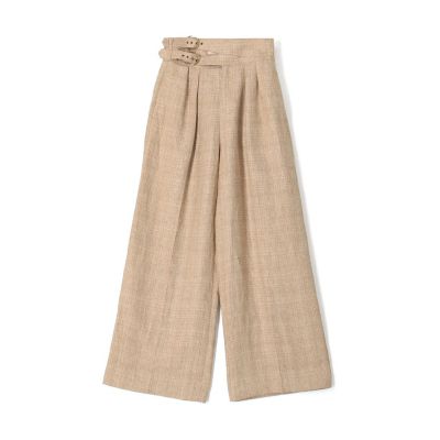 未使用級 トゥモローランド 24SS コットンシルクデニムライクショートパンツ コットンシルクデニムライク ショートパンツ | TOMORROWLAND .B (Women