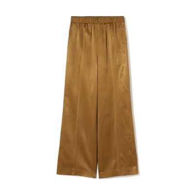 ＜maison TOMORROWLAND＞【予約商品５月中旬以降順次お届け】ソフトサテン　エラスティックスリムパンツ