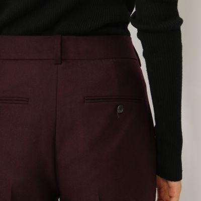 ウールフランネル　シガレットパンツ