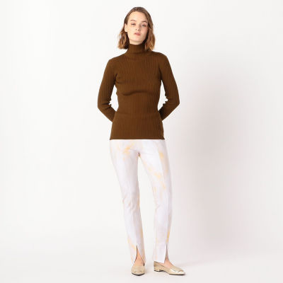 ＜maison TOMORROWLAND＞アクアジャージーマーブルプリント　レギンス