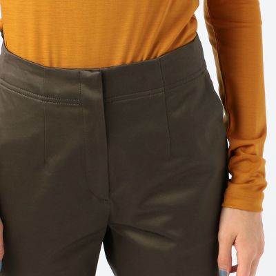 ギザコットンサテン クロップドパンツ | maison TOMORROWLAND