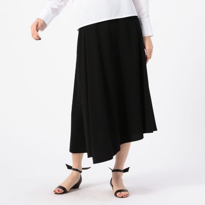 クレープジョーゼット アシンメトリースカート | maison